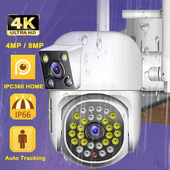 IPC360 HOME 4K 8MP Dual Lens WIFI PTZ 2K 4MP Dual Screen Security Camera Outdoor Waterproof Two Way Audio Surveillance Cameras 1