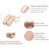 Professional Ballet Pointe Shoes Canvas Satin Pink Black Red Ballerina  For Dancing Performance With Toe Pad 4