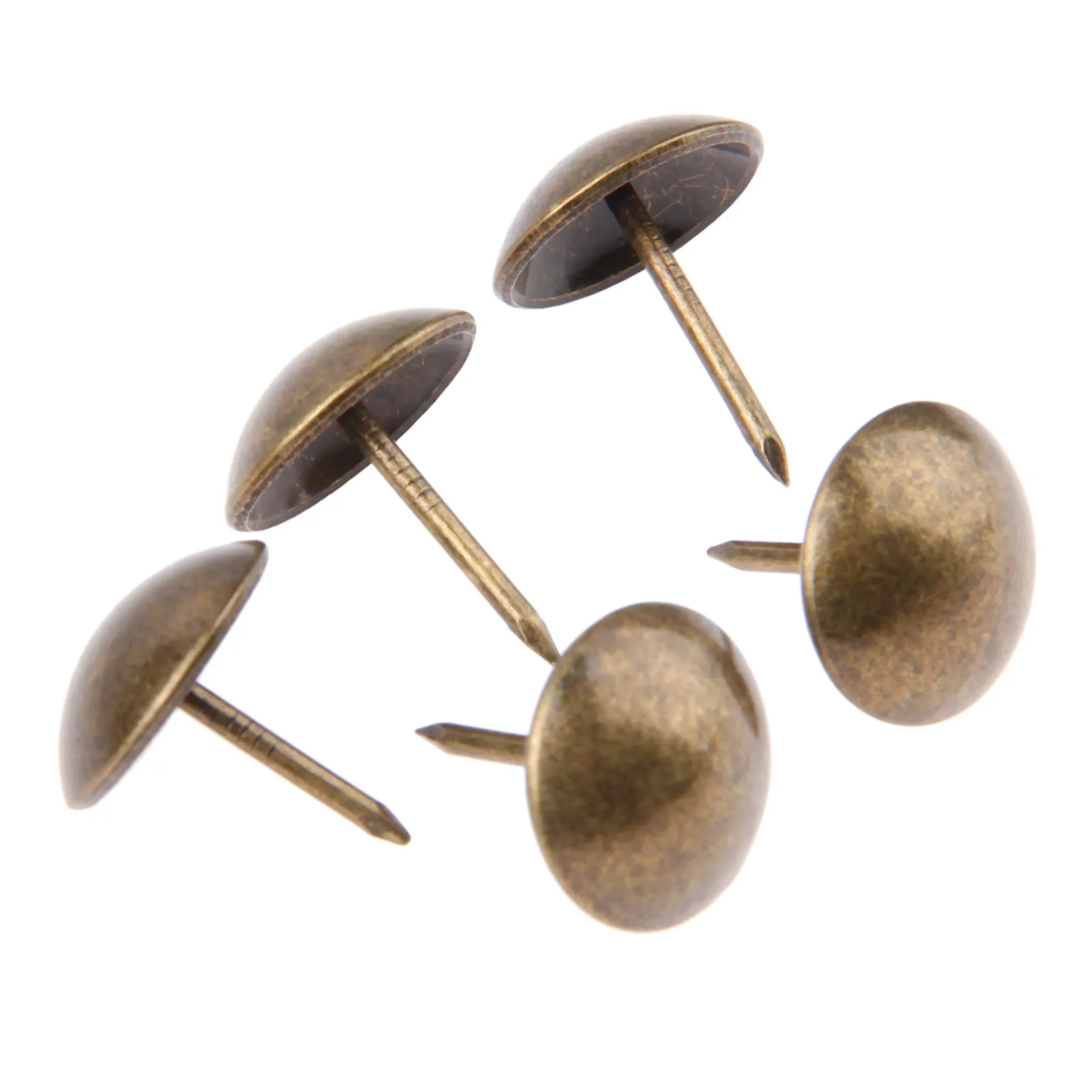 DRELD 20Pcs Vintage Decorative Upholstery Nail Jewelry Gift Case Box Sofa Furniture Tack Stud Pushpin Doornail Hardware 16*20mm