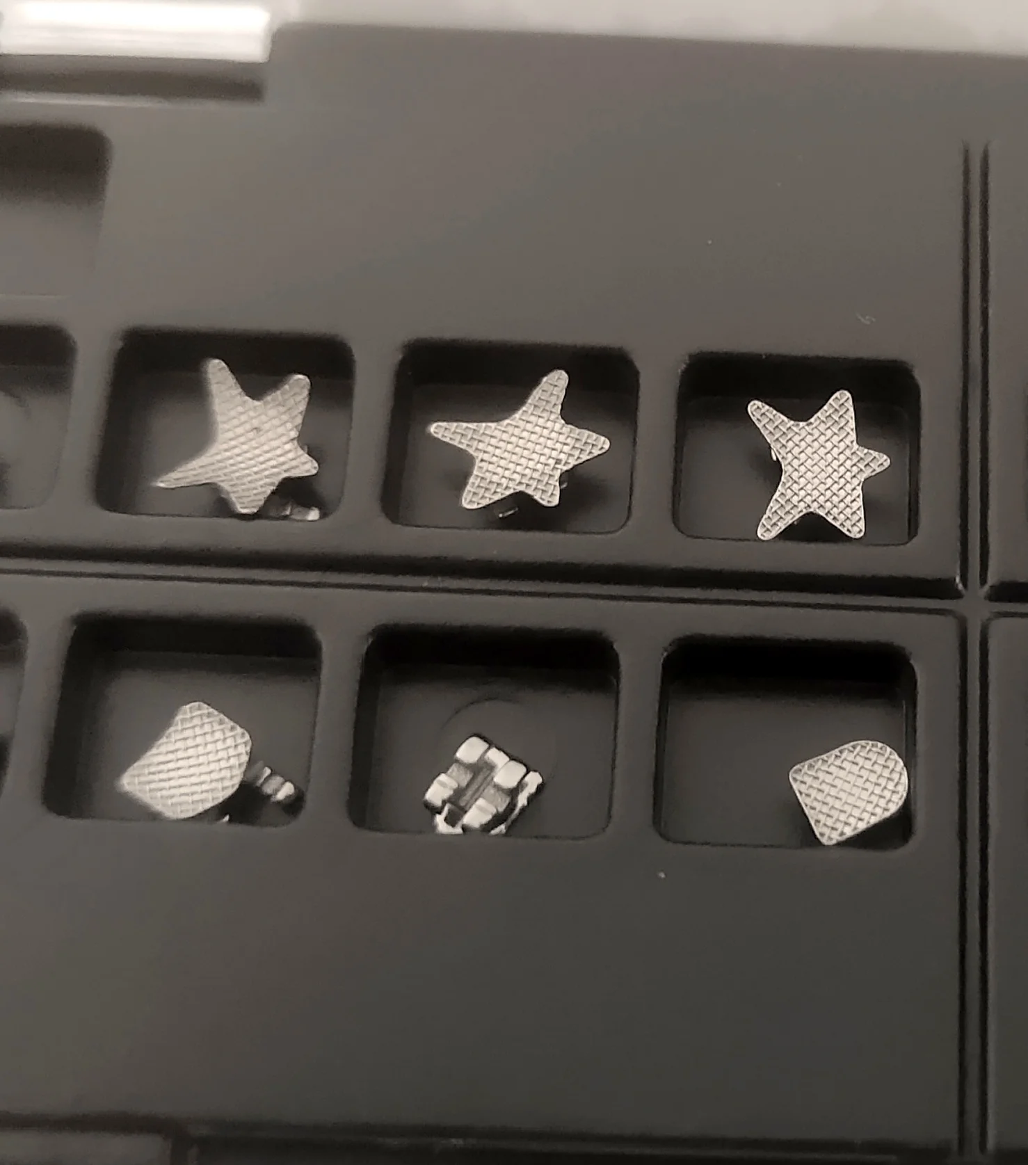 Odontologia วงเล็บโลหะวงเล็บการ์ตูนวงเล็บมินิรอธ022ตะขอ345ตาข่ายฐานดอกไม้ดาวเพชรหัวใจ 1