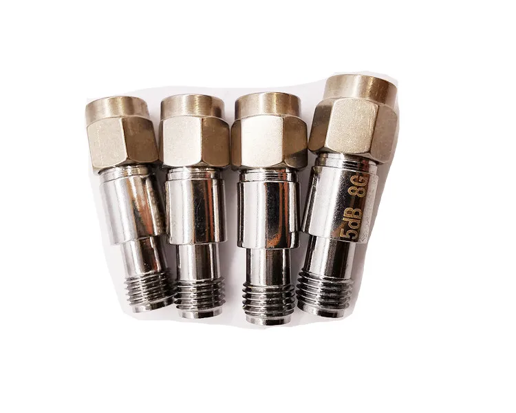 2W DC-8GHz SMA 타입 감쇠기 1-60dB RF 동축 고정 감쇠기