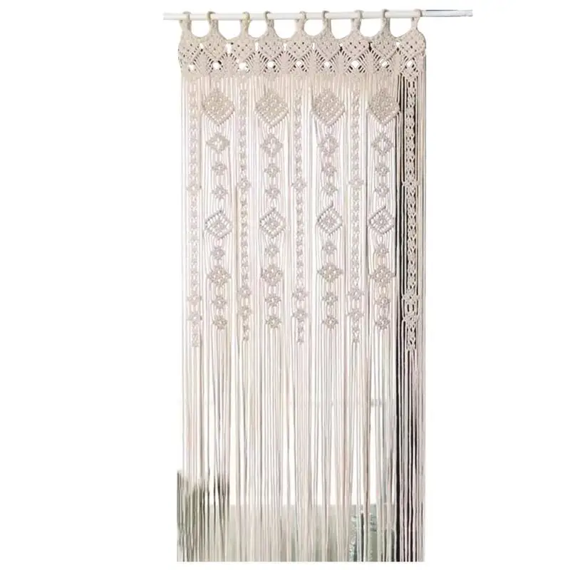 

Macrame Curtains For Windows Boho Woven Wall Hangings Window Curtains 78.74x33.46in Doorway Window Curtains Decor Wedding