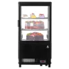 Commercial Cake Display Refrigerator 2.1 Cu.FT Single-Door Merchandiser with Interior LED Lighting Double-Layered Glass Countert 1