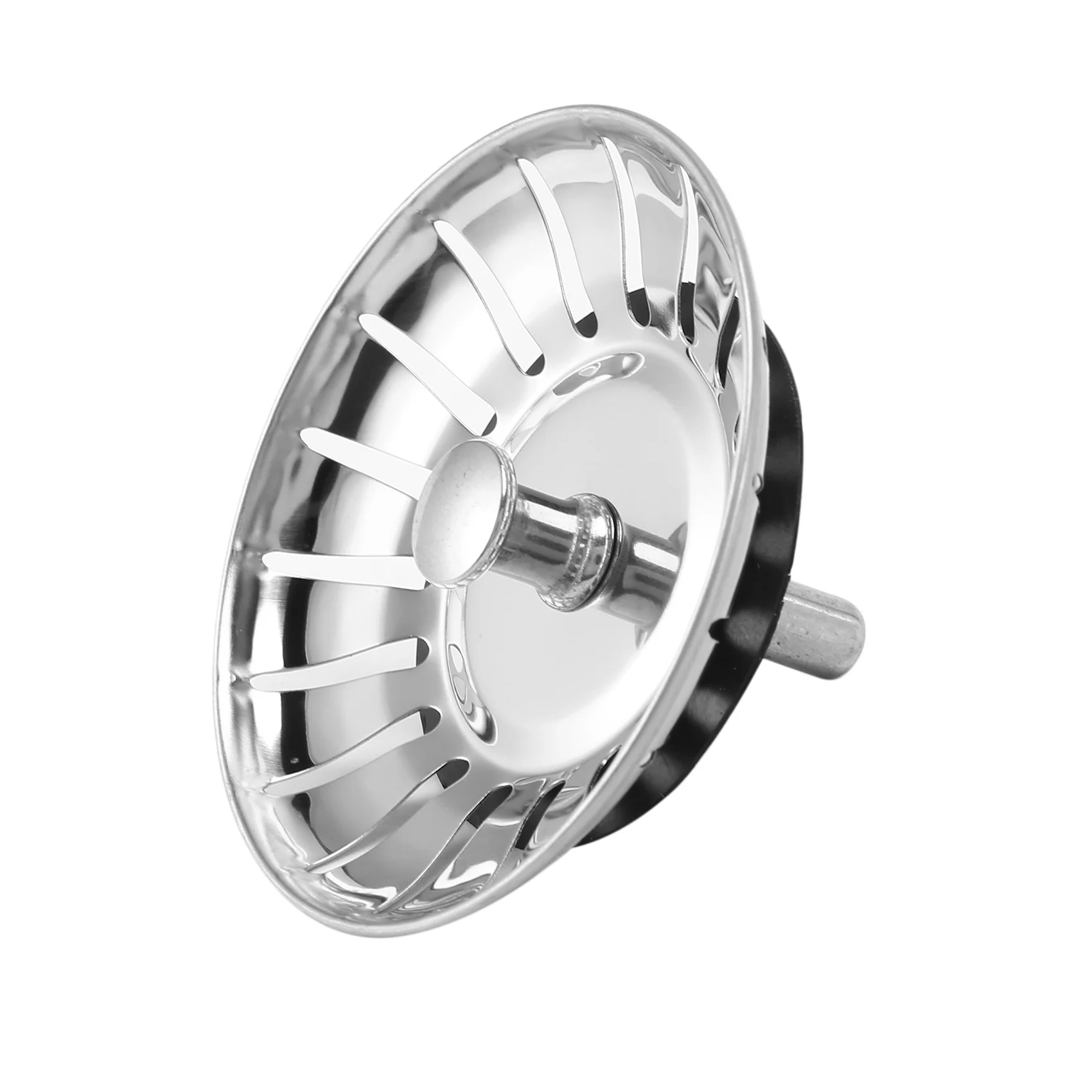 Diameter 78MM Stainless Steel Kitchen Sink Strainer Stopper Waste Plug Sink Filter