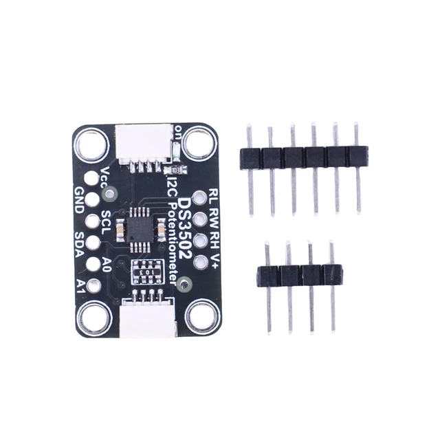 Adafruit DS3502 I2C Digitales 10K Potentiometer Breakout – Programmierbar, Linear, 128 Stufen, Für 3,3V/5V, DIY & Audio