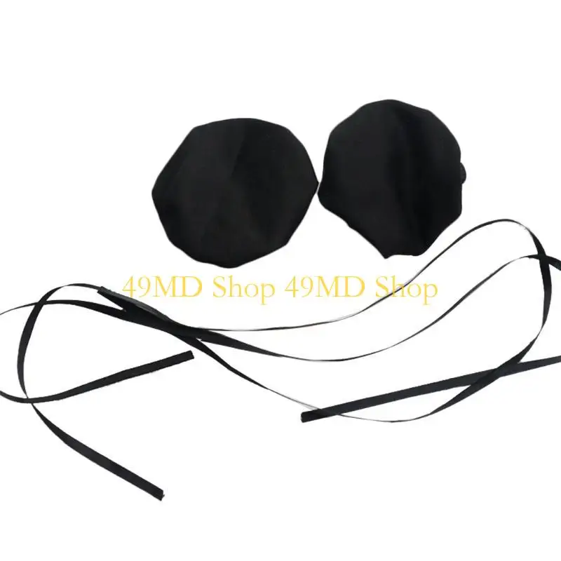 49md niedliche Chunli Hair Bun Covers Headwear Hair Hoop handgefertigtes Cosplay -Accessoires Chun Cosplay Frauen Superior – Detail 8