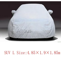Enhanced Dustproof Car Cover for SUVs - Premium Auto Accessory (SUV L)