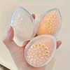 1pc Protective Makeup Sponge Travel Case - Breathable Beauty Blender Holder Clear Storage Box - Travel Accessories 1