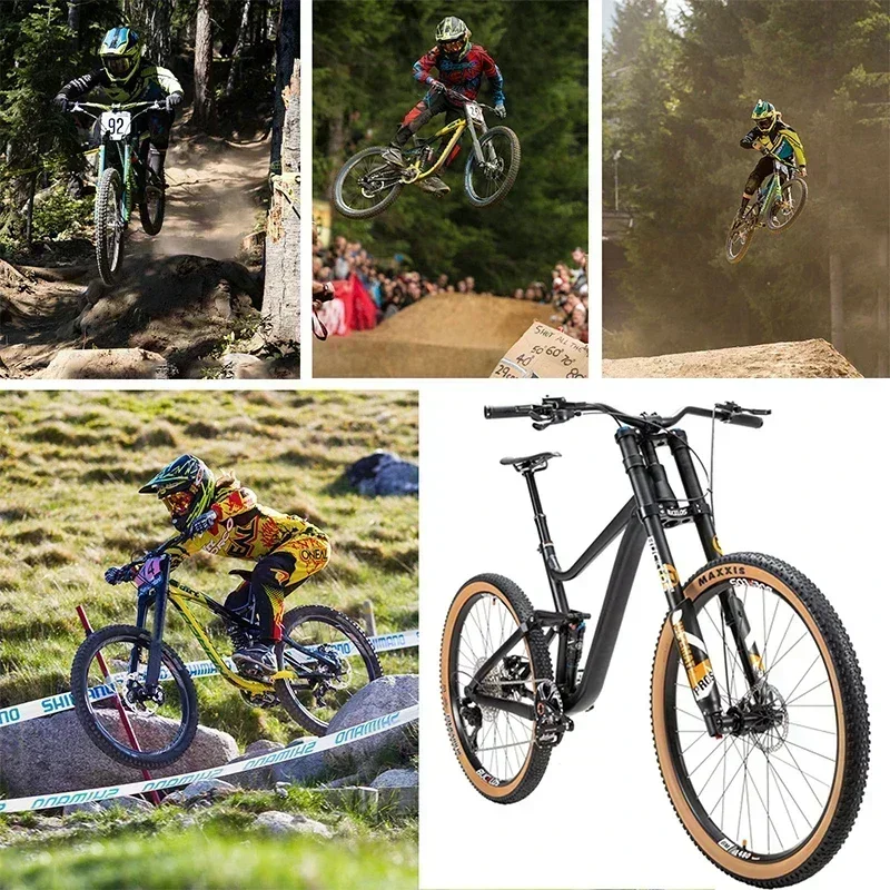 Fourche De Suspension Pneumatique VTT – 185mm De Débattement, Axe 100*15mm, Pour Roues 29 Pouces