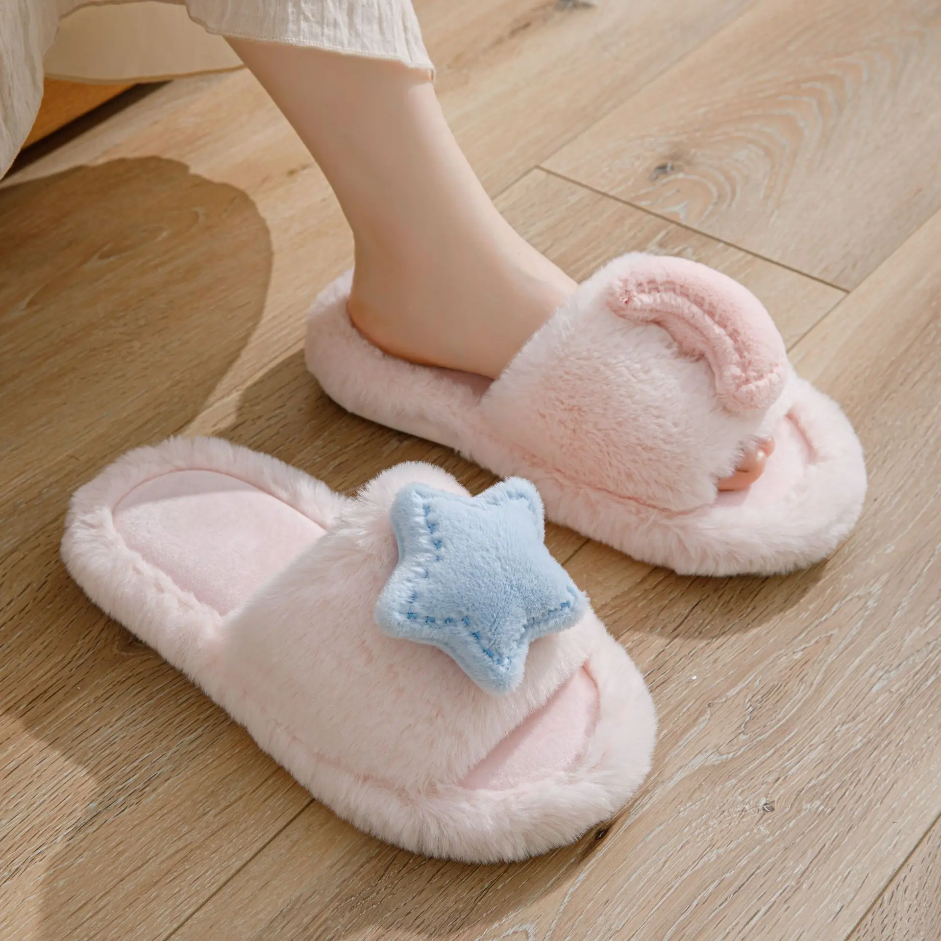 Women's Warm Winter Slippers Womens Fur Slippers – Apex Store