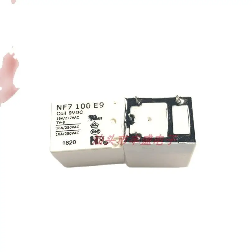 New nf7 100 e9 normally open 9vdc16a relay four pins aliexpress