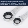 Ratchet Metric Wrenches Torque Universal Spanners for Car Repair Hand Tools 4