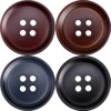 10pcs Brown Matte Button Four Hole Black Sewing Accessories For Luxury Suit Classic Casual Pants Uniform Mens Clothing Button 5