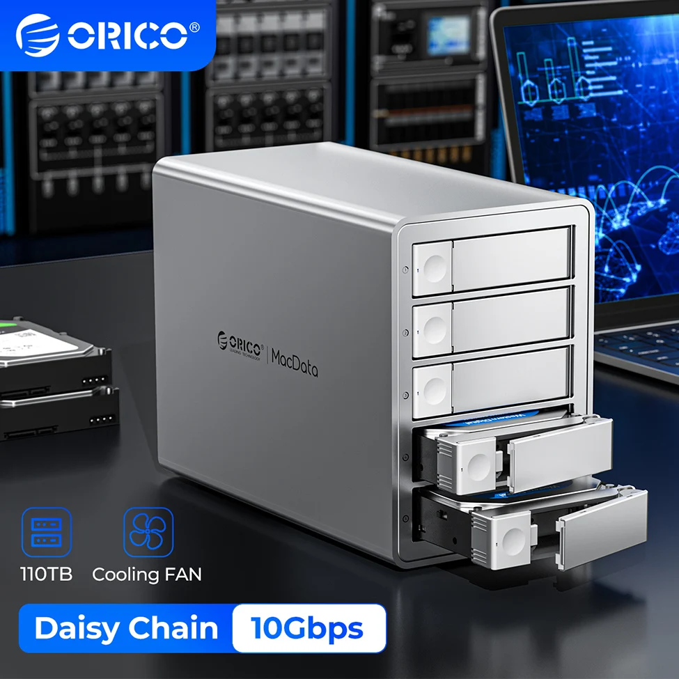 ORICO 4/5 Bay 10Gbps SATA HDD Docking Station SSD Enclosure