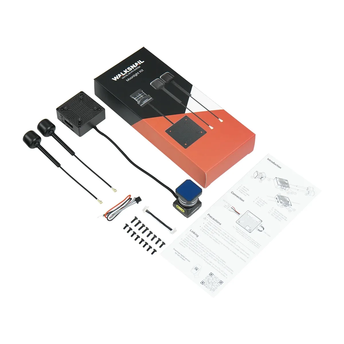 Walksnail AVATAR Moonlight KIT CADDXFPV HD VTX Built-in EIS Support Gyroflow FOV 160° For RC FPV Freestyle Drone Quadcopter thumbnail 6