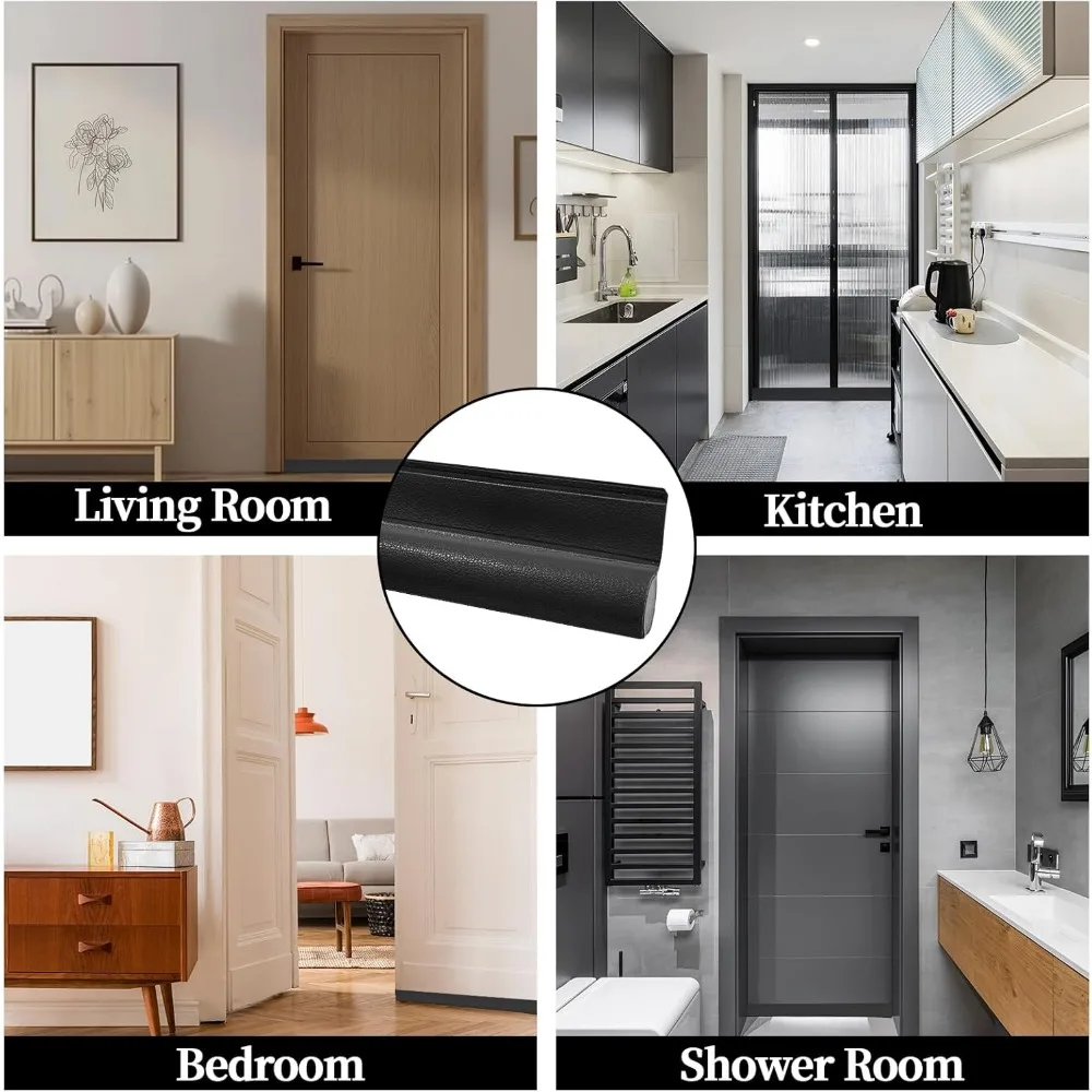 96x5cm Cold proof and wind proof gap, sound insulation, foam adjustable door, bottom sealing strip, lower windshield block