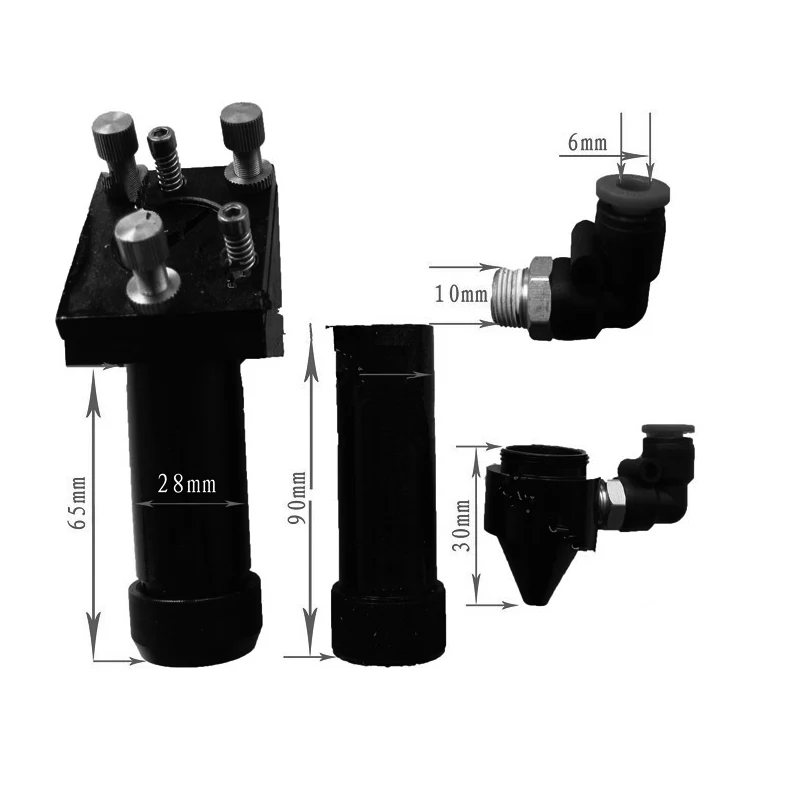 CO2 laser head set CO2 laser cutting head+reflective Si mirror 25mm+focus focal lens 20mm for co2 laser mount partsmount hd cctv lens pinhole 2 5mm m12 0 5 mount 1 3 f2 0 110 degree for mini surveillance security cameras