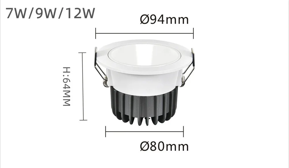 surface downlight IP65 dimmable spotlight led7W 9W 12W 15W 18W 20W 24W living room aisle corridor wall washer narrow side COB ceiling downlight downlighters