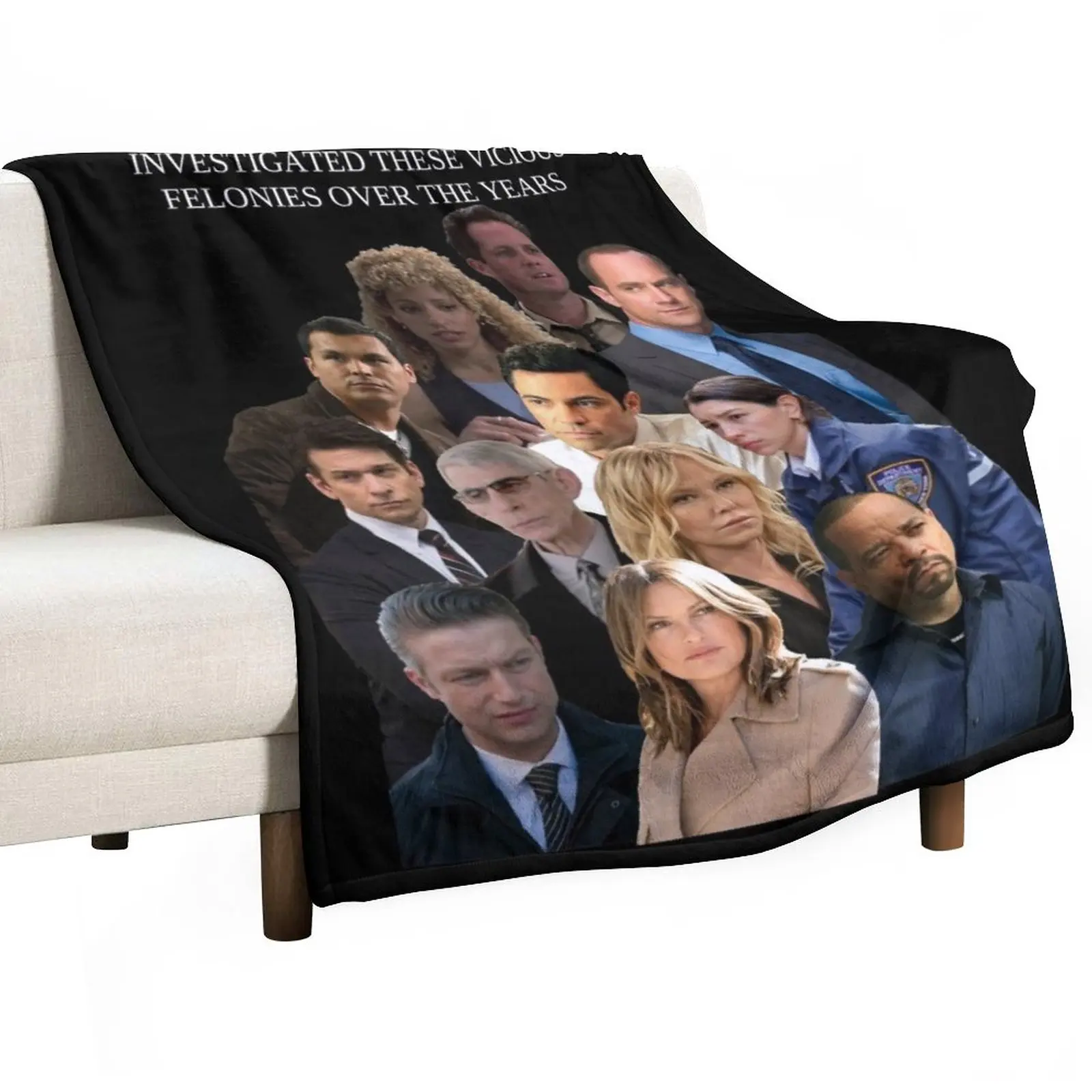 

SVU Dedicated Detectives Throw Blanket Weighted Blanket Flannel Fabric