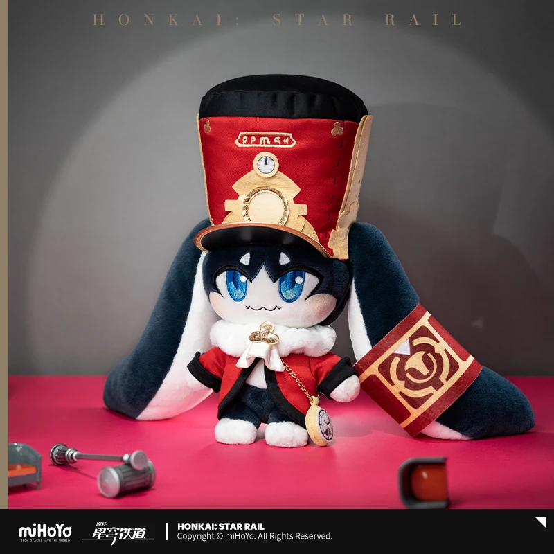 Фото Игрушка для косплея MiHoYo Honkai: Star Rail Pom-Pom плюшевая набивная кукла мягкая кавайная аниме Декоративная Подушка Рождественский подарок №2