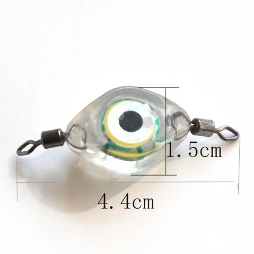 Fishing Luminous Lure Eye Shape Fishing Lure Light LED Waterproof Sensing Deep Drop for Seawater Freshwater for Underwater