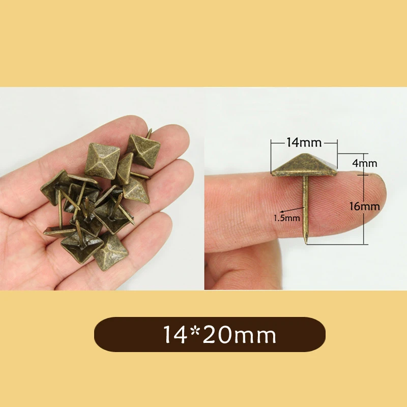 Upholstery Nails 10x Upholstery Nails Tacks Studs Furniture Pins with Square Nailhead