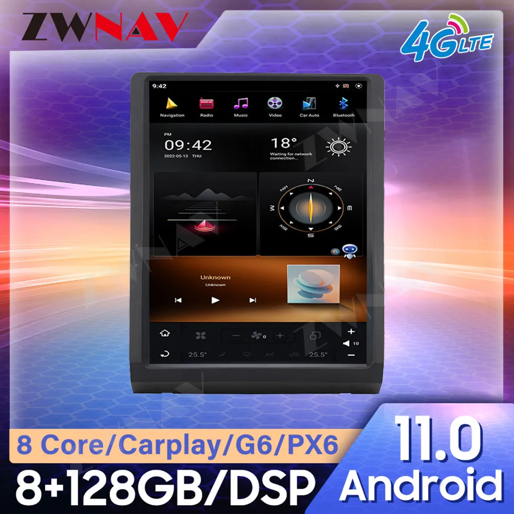

Автомобильный радиоприемник для Toyota Land Cruiser LC76 LC70 LC75 CARPLAY DSP Wi-Fi, экран в стиле Android 11, 8 ГБ, 128 ГБ, автомобильный радиоприемник, GPS-навигация