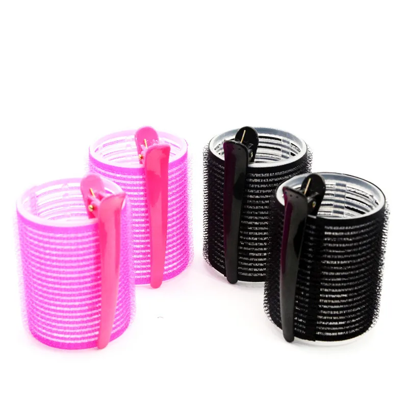 Hair Rollers Self Grip Hook Hair Curlers with Styling Clip Heatless Hairs Roller SalonDressing Curlers Sticky Hair Styling Tools