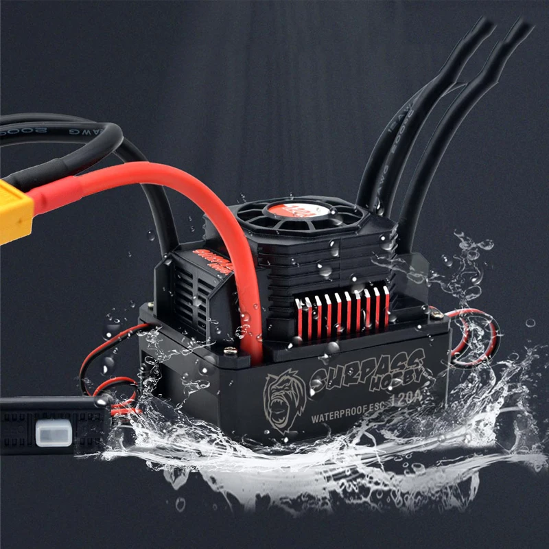 RC Araçlar İçin 4068/4076 4P 12S 150A Saçsız Motor 1:8