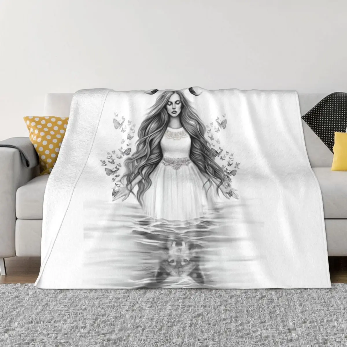 

Mirroring Throw Blanket Kid'S heavy to sleep Thins Cute Plaid Blankets