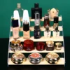 1pc 3/4/5 Tier Acrylic and Wooden Display Rack for Perfume Glasses, Cosmetics, Dolls, and Action Figures - Kitchen Organizer wit 4