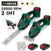 Hecus 2 IN 1 Cordless Electric Hedge Trimmer Lawn Mower Handheld Garden Shrub Pruning Trimmer Power Tools For Makita 18V Battery 1