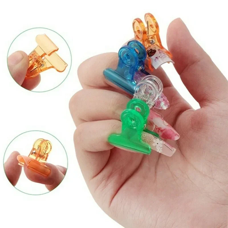 6Pcs Russian C Curve Nail Extension Pinching Tool Stainless Steel Acrylic Nail Pincher Clips Fiber Glass For Nails nail art tools