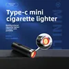 Mini Cigarette Lighter TypeC Plug-in Lighter Windproof Outdoor Cigarette Lighter Car Cigarette Lighter Ignition without Charging 1