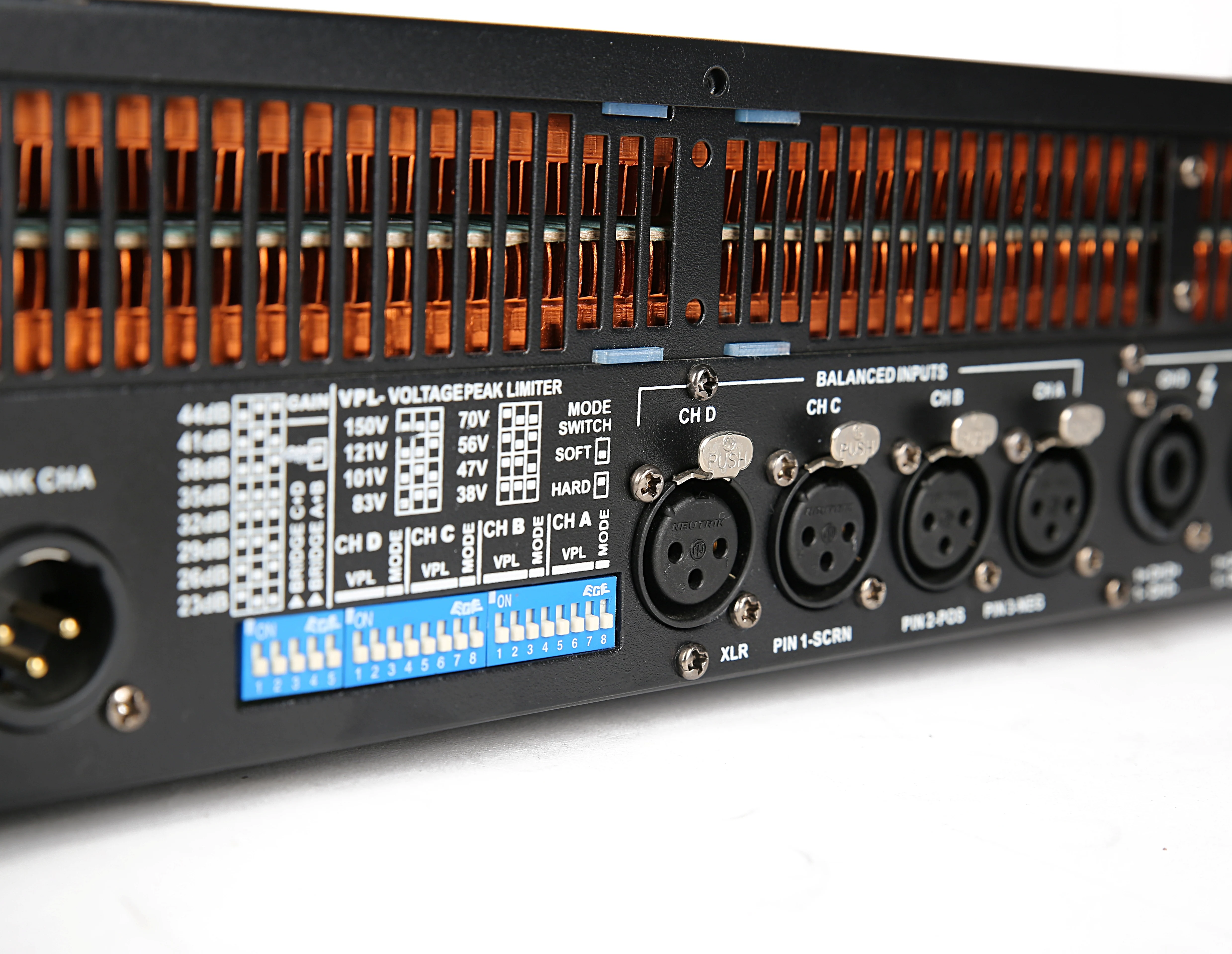 폴킷슨 Fp10000q 2500W 4채널 프로페셔널 파워 앰프 서브우퍼 및 라인 어레이 스피커용 (1350W 8옴)
