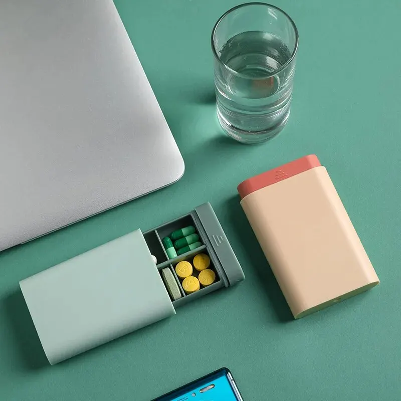 Pill Box Rectangle Medicine Storage