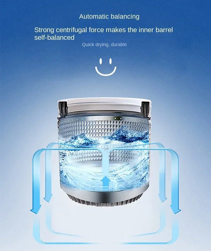 Yangtze dehydrator household stainless steel sterilization spin dry large capacity small mini semi-automatic dormitory power- 5
