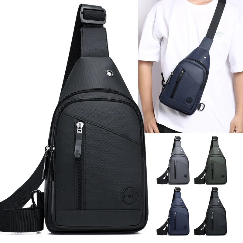 Sportliche Brusttasche für Herren, verstellbare Umhängetasche, geeignet für Outdoor-Sport, Pendeln, Umhängetaschen, Businesstaschen