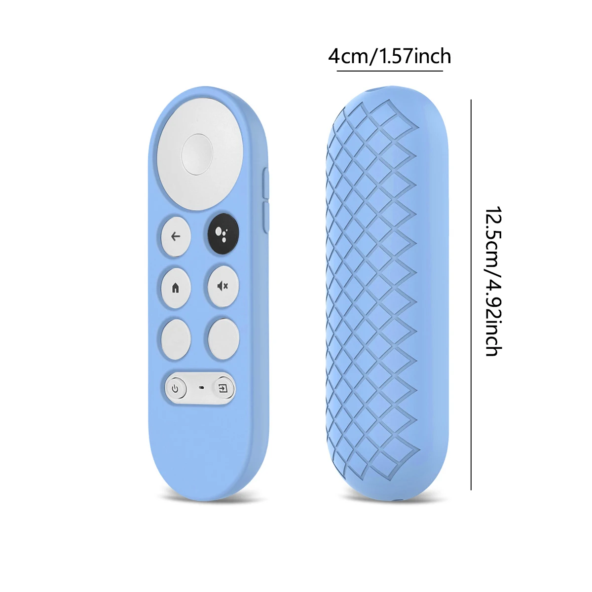 1pc Google TV Remote Silicone Remote Case Silicone Remote Sleeve Silicone Remote Cover Silicone Case Protector Remote Controller Cover Google Chromecast Remote with silicone case
