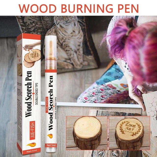 5ml Quick Creative Wood Burning Pen Torch Paste Set Scorch Pen Markers For  DIY Wood Painting Suitable For Artists And Beginners - AliExpress