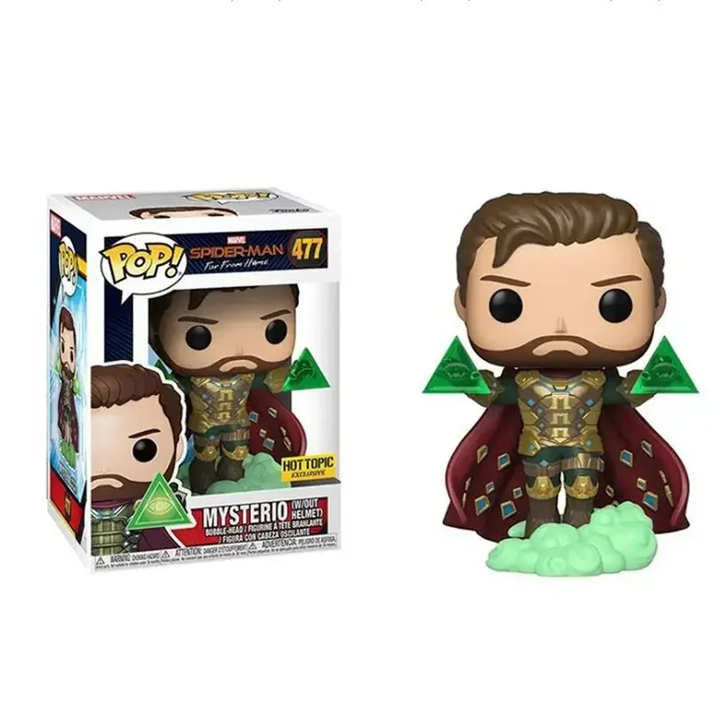 thumbnail image 2 of FUNKO POP Marvels Toys Figuras Spiderman Far from Home Mysterio Figura de acción Muñecas de vinilo Regalos de cumpleaños para niños Modelo con caja, 2 of 5