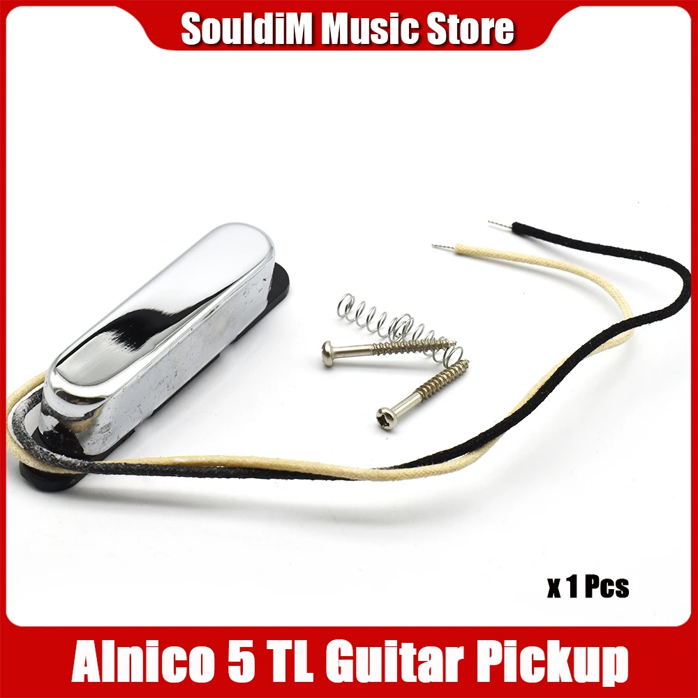 Alnico 5 Neck Pickup Per Pure Vintage Tl Telecaster Accessori Per Parti Di Chitarra Elettrica Chrome