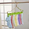 Plastic Hanger Drying Rack Towel Hanger Multiple Purpose Non-slip Clothes Sock Underwear Bra Clip Peg Household Windproof 2