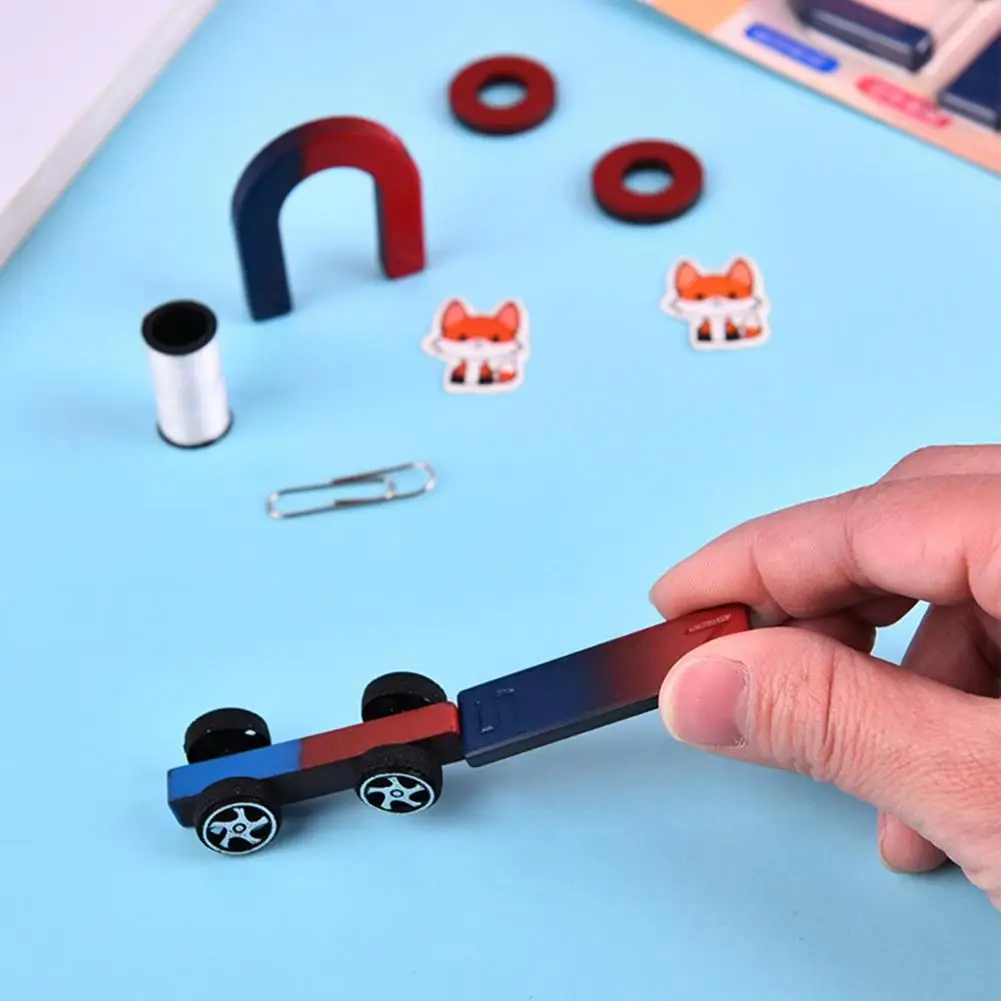 Educational Toy Physics Experimental Equipment Physics Magnet Toy Funny Wisdom Entertainment Assorted Strong Magnet Toy Kit Physics Magnetic Experiment