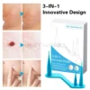 3-IN-1 Auto Skin Tag Removal Kit Painless Skin Label Mole Acne Wart Removal Pen Set with Cleansing Swabs Facial Beauty Care Tool 4