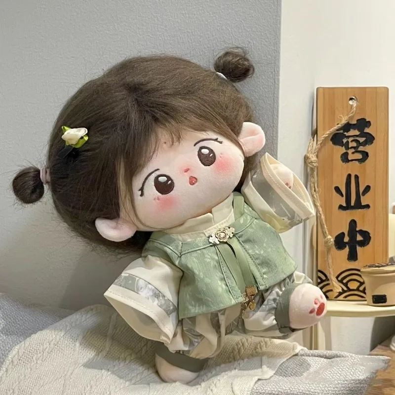 20cm cotton doll clothes, Hanfu ancient style Chinese style set, doll replacement suit, no attributes