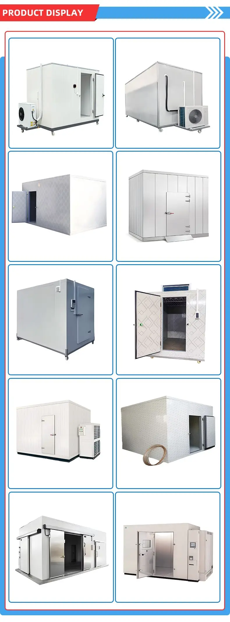 Refrigerated Cold Storage Room (+2°C to +8°C) for Fresh Fruits and Vegetables