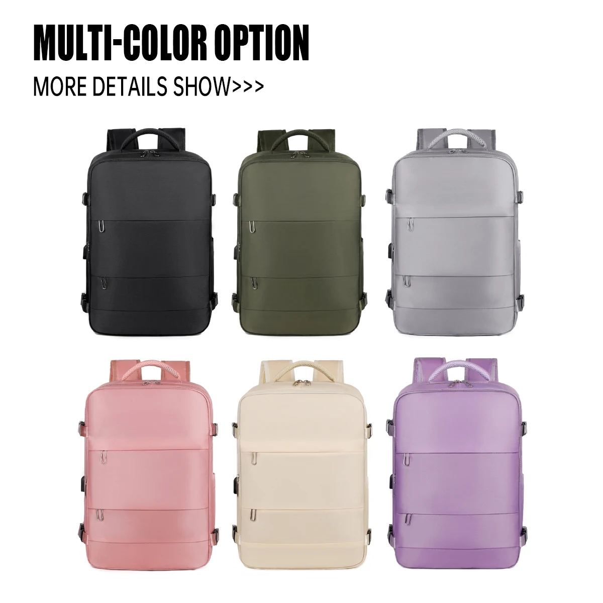Light Travel Backpack Women's Backpack Travel Men's Outdoor Commuting Large Capacity Junior High School High School Student Bag Computer Bag Business