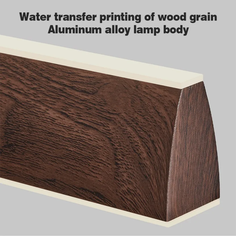 Modern Walnut Wood Long Bar Pendant Lights Dining Room Kitchen Island Adjustable Height Hanging Light Living Room Droplight pendant lights pendant lamp