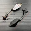 Motorcycle Mirrors Side mirror For Yamaha TMAX 530 Rearview mirror T-MAX 530  2012-2019 3